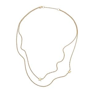 Jennifer Zeuner Star Double Necklace